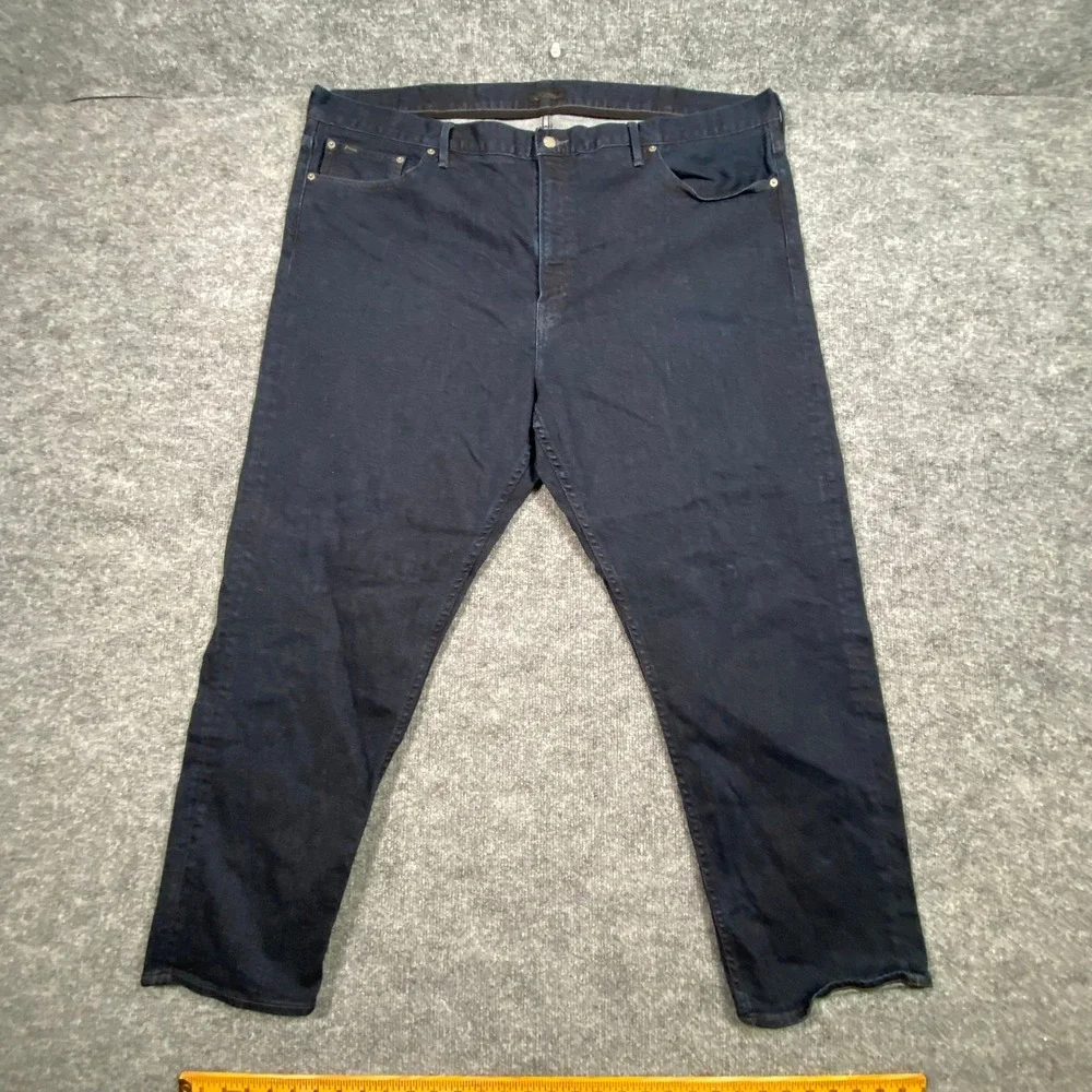 Polo Ralph Lauren Prospect Straight Mens Jeans 48x30 Dark Indigo Blue‎ Denim